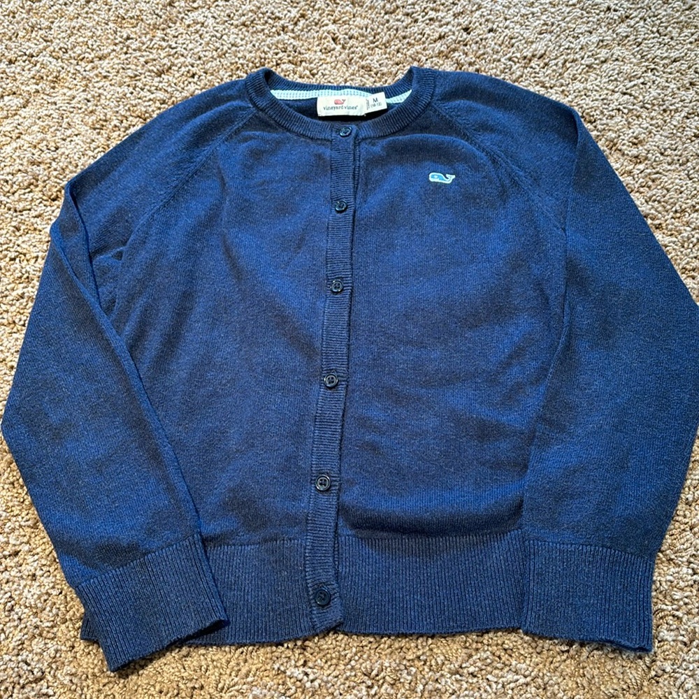 Vineyard Vines Navy Uniform Cardigan Sweater